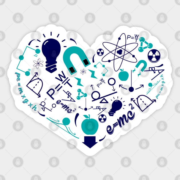 Love Physics Sticker by KsuAnn